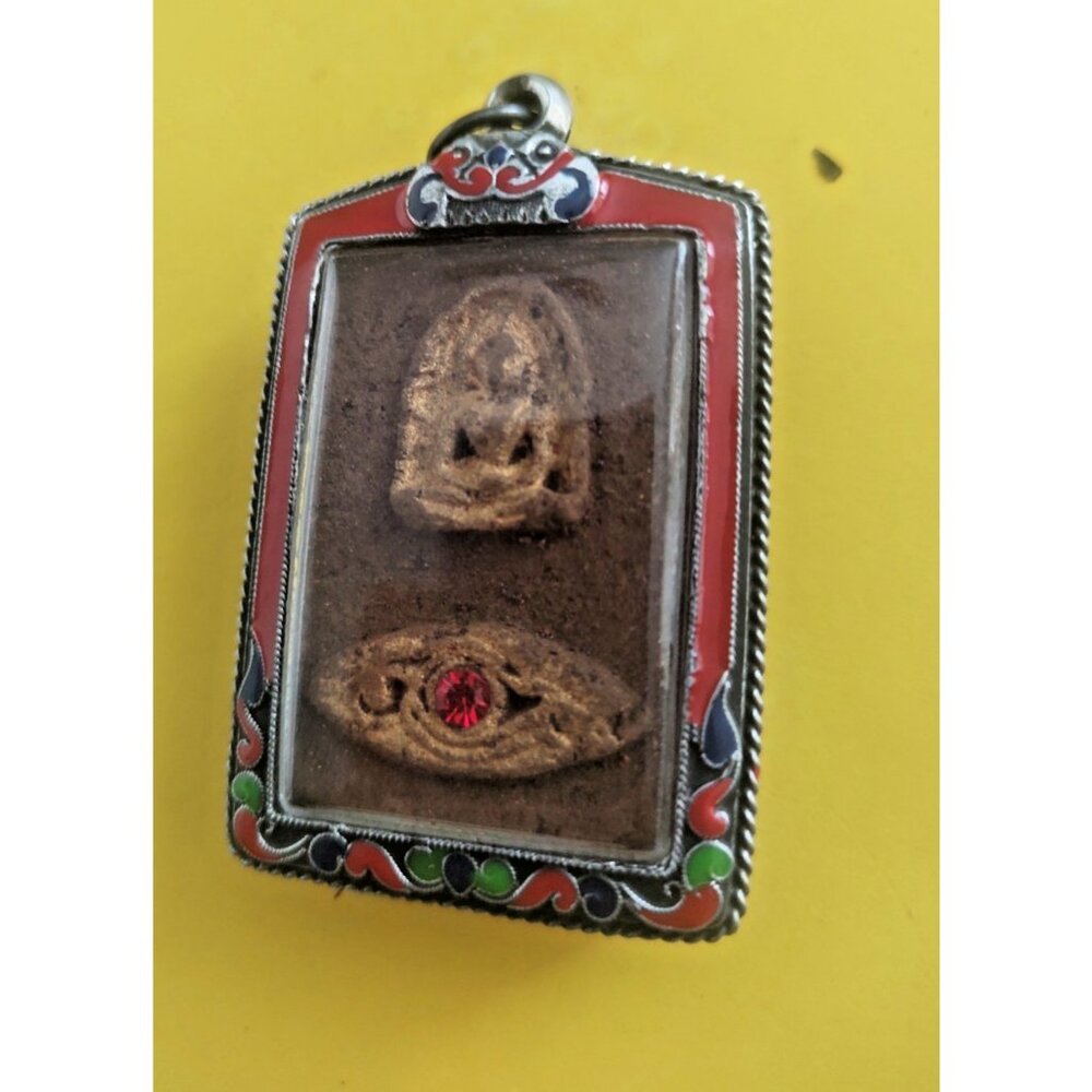 Collectible LP Pinak Phra Pong Supan Amulet: Heaven Eye, Love & Success, 1980s